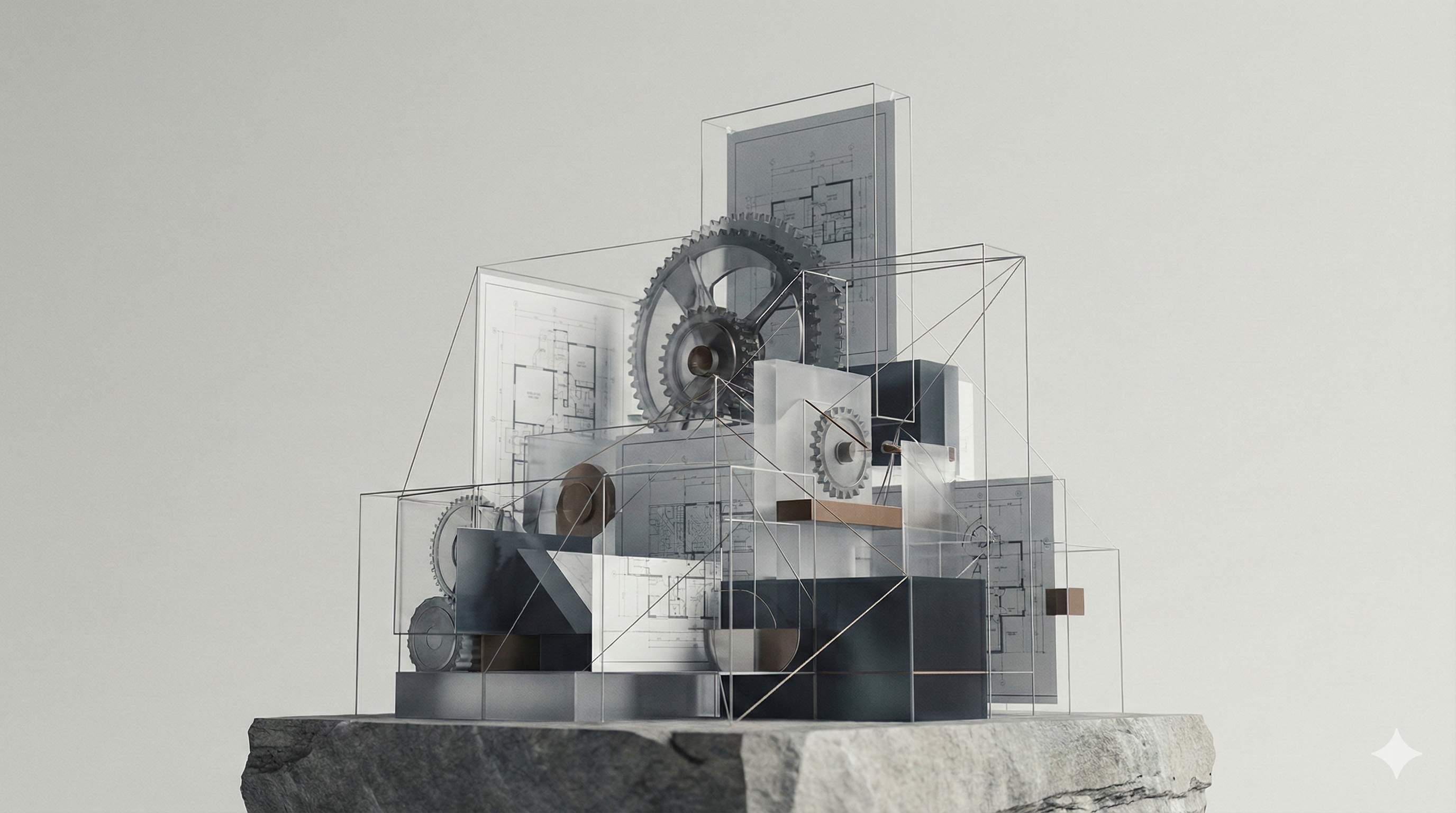 Sistemas y engranajes dentro de estructuras de cristal - Ingeniería de Ingresos